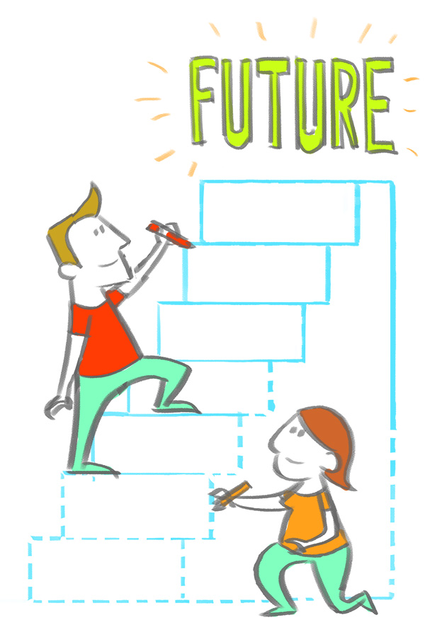 Co-creation concept illustration