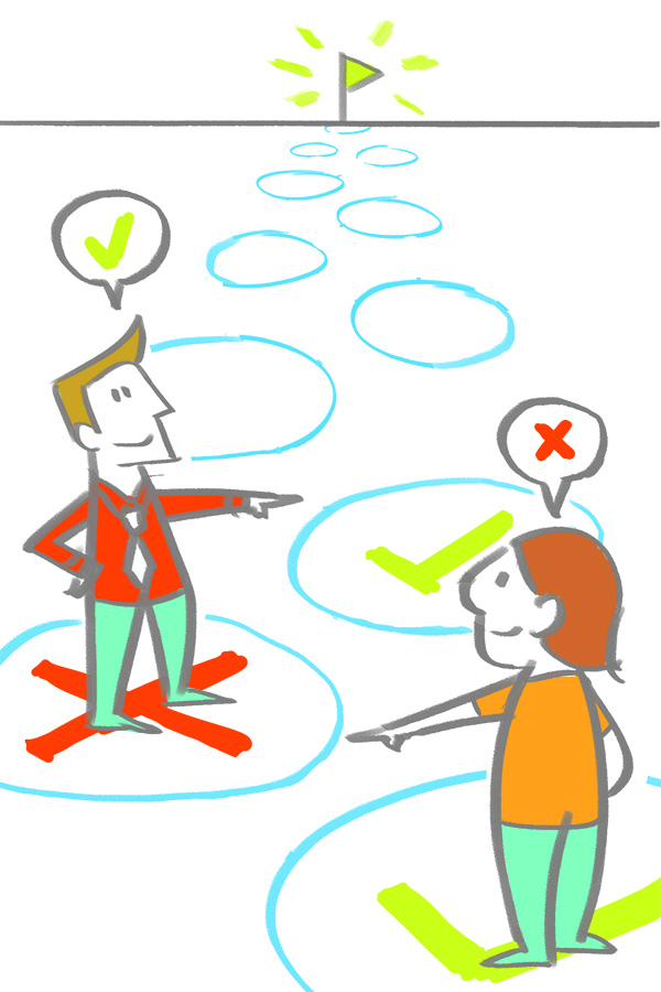 Co-creation concept illustration