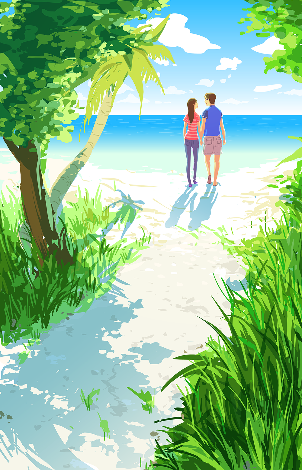 Wedding gift illustration